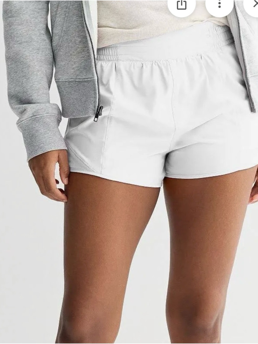 Women's White Active Shorts - Lightweight Everyday Performance